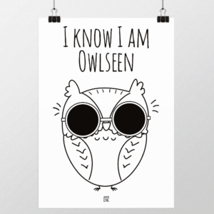 ugleset plakat