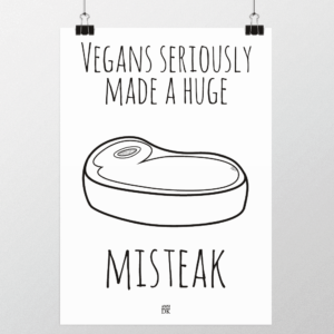 veganer plakat